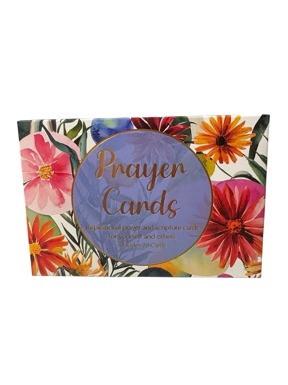 Prayer Cards - Floral Purple Design